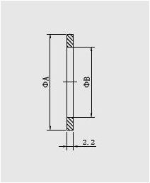 CF flange copper tombo-kasegasket